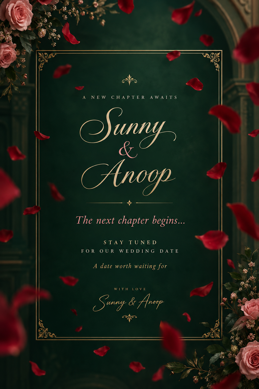 Sunny & Anoop Save the Date